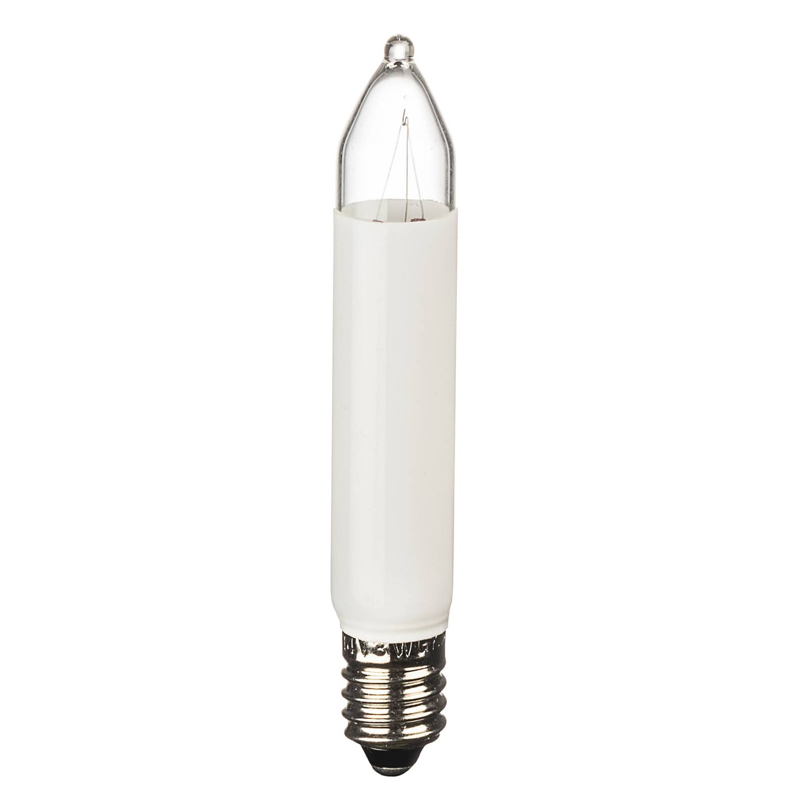 E10 3W 14V Ersatz-Mini-Schaftlampen 2er Pack E10 3W 14V Ersatz-Mini-Schaftlampen 2er Pack von Konstsmide Christmas