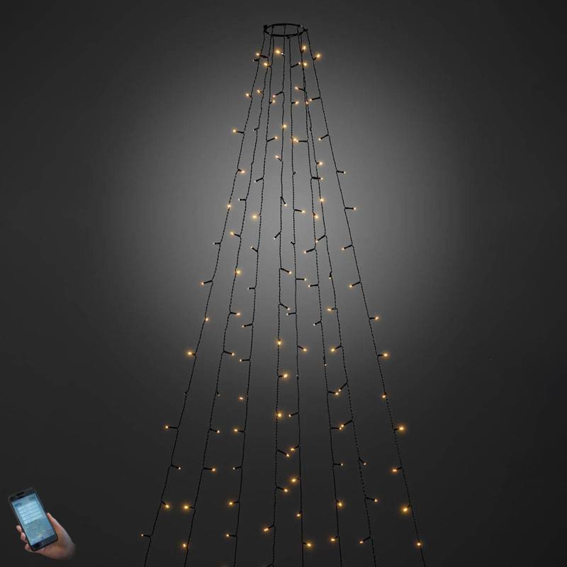Per App bedienbarer LED-Baummantel außen 240-flg. Per App bedienbarer LED-Baummantel außen 240-flg. von Konstsmide Christmas