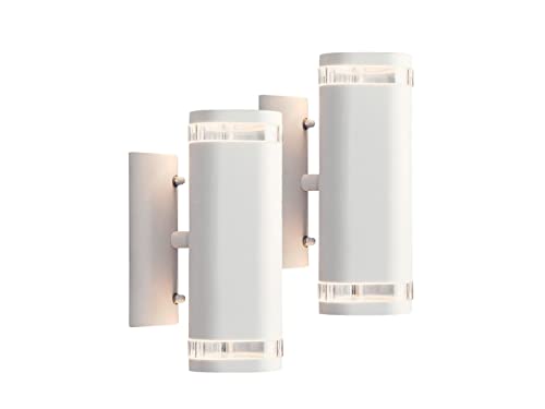 2er-Set Aluminium Up-Down Wandleuchte MODENA weiß, GU10, Höhe 23,5 cm, IP44; Konstsmide 7512-250 2er-Set Aluminium Up-Down Wandleuchte MODENA weiß, GU10, Höhe 23,5 cm, IP44; Konstsmide 7512-250 von Konstsmide