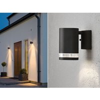 2er-Set Aluminium Wandleuchte modena schwarz, GU10, Höhe 13,5 cm, IP44 2er-Set Aluminium Wandleuchte modena schwarz, GU10, Höhe 13,5 cm, IP44 von Konstsmide