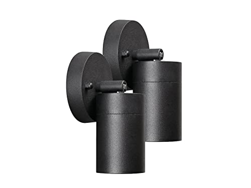 2er-Set Aluminium Wandspot MODENA schwarz, GU10, Höhe 10,5 cm, IP44; Konstsmide 7598-750 2er-Set Aluminium Wandspot MODENA schwarz, GU10, Höhe 10,5 cm, IP44; Konstsmide 7598-750 von Konstsmide