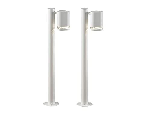 2er-Set Aluminium Wegeleuchte MODENA weiss, GU10, Höhe 70 cm, IP44; Konstsmide 7517-250 2er-Set Aluminium Wegeleuchte MODENA weiss, GU10, Höhe 70 cm, IP44; Konstsmide 7517-250 von Konstsmide