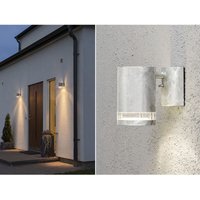 2er-Set Wandleuchte modena galvanisierter Stahl, GU10, Höhe 13cm, IP44 2er-Set Wandleuchte modena galvanisierter Stahl, GU10, Höhe 13cm, IP44 von Konstsmide