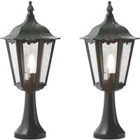 2er-Set grüne Sockelleuchte firenze, E27, Aluminium, Höhe 55 cm 2er-Set grüne Sockelleuchte firenze, E27, Aluminium, Höhe 55 cm von Konstsmide