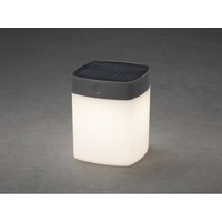 Konstsmide - Solar led Leuchte mit 3-Stufen Dimmer assisi, Höhe 14,5cm, IP44, Grau von Konstsmide