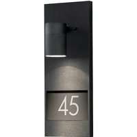 Gebraucht] Konstsmide Hausnummernleuchte Lampe Halogen Gu10 35 w Modena 7655 750 Schwarz B-Ware von Konstsmide