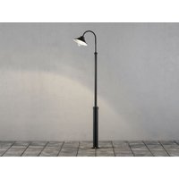 Große Mastleuchte vega aus Aluminium Schwarz, Höhe 240cm Große Mastleuchte vega aus Aluminium Schwarz, Höhe 240cm von Konstsmide