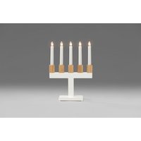 Konstsmide Holzleuchter, Holz, BxHxL: 8 x 30,2 x 22,5 cm, inkl. Leuchtmittel - weiss Konstsmide Holzleuchter, Holz, BxHxL: 8 x 30,2 x 22,5 cm, inkl. Leuchtmittel - weiss von Konstsmide
