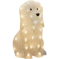 KONSTSMIDE LED Dekofigur "Acryl Hund sitzend, Weihnachtsdeko aussen" von Konstsmide