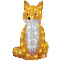 Konstsmide LED Figur, Kunststoff, BxHxL: 24 x 40 x 25,5 cm, inkl. Leuchtmittel - orange von Konstsmide