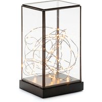 Konstsmide LED Glaslaterne, holz/metall, BxHxL: 11 x 20 x 11 cm, inkl. Leuchtmittel - schwarz Konstsmide LED Glaslaterne, holz/metall, BxHxL: 11 x 20 x 11 cm, inkl. Leuchtmittel - schwarz von Konstsmide