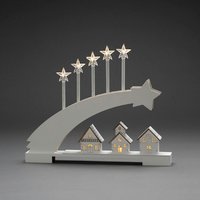 Konstsmide LED Holzsilhouette, Holz, BxHxL: 5 x 37 x 45 cm, inkl. Leuchtmittel - weiss Konstsmide LED Holzsilhouette, Holz, BxHxL: 5 x 37 x 45 cm, inkl. Leuchtmittel - weiss von Konstsmide