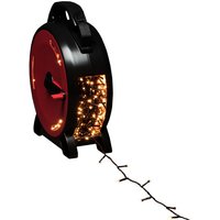 Konstsmide LED-Lichterkette, schwarz/rot, Kabellänge: 65,93 m - braun von Konstsmide