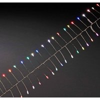 Konstsmide LED-Lichterkette, silberfarben, Kabellänge: 9,3 m - bunt von Konstsmide