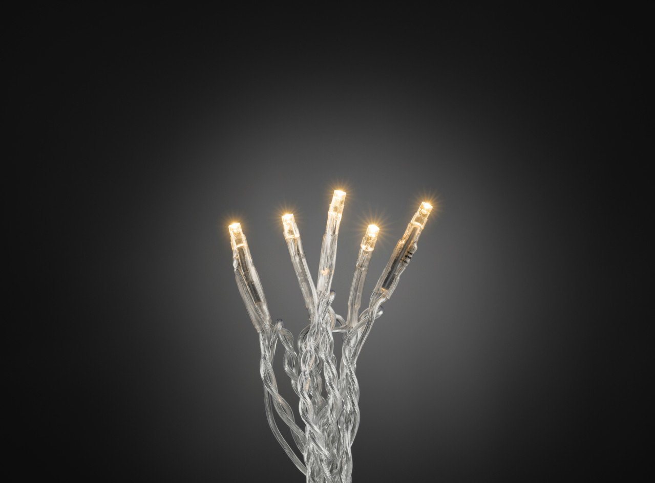 KONSTSMIDE LED-Lichterkette Konstsmide LED Microlichterkette 50 LED, bernstein von Konstsmide