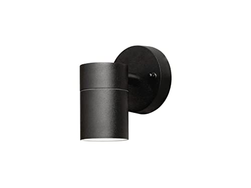 Kleine LED Außenwandleuchte Downlight aus Aluminium, 9cm, Schwarz matt Kleine LED Außenwandleuchte Downlight aus Aluminium, 9cm, Schwarz matt von Konstsmide