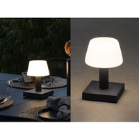 Kleine led Outdoor Akku Tischleuchte monaco per usb aufladbar, Anthrazit h: 19cm von Konstsmide
