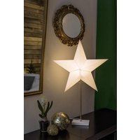 Konstsmide 1752-220 Weihnachtsstern Glühlampe, LED Weiß, Holz mit Ständer, mit Schalter Konstsmide 1752-220 Weihnachtsstern Glühlampe, LED Weiß, Holz mit Ständer, mit Schalter von Konstsmide