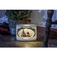 Konstsmide 1892-100 LED-Echtwachskerze Weiß Warmweiß von Konstsmide
