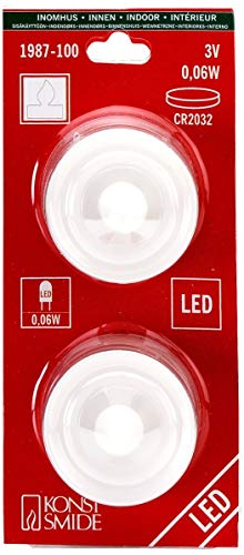 Konstsmide 1987-100 LED-Teelicht LED Gelb von Konstsmide