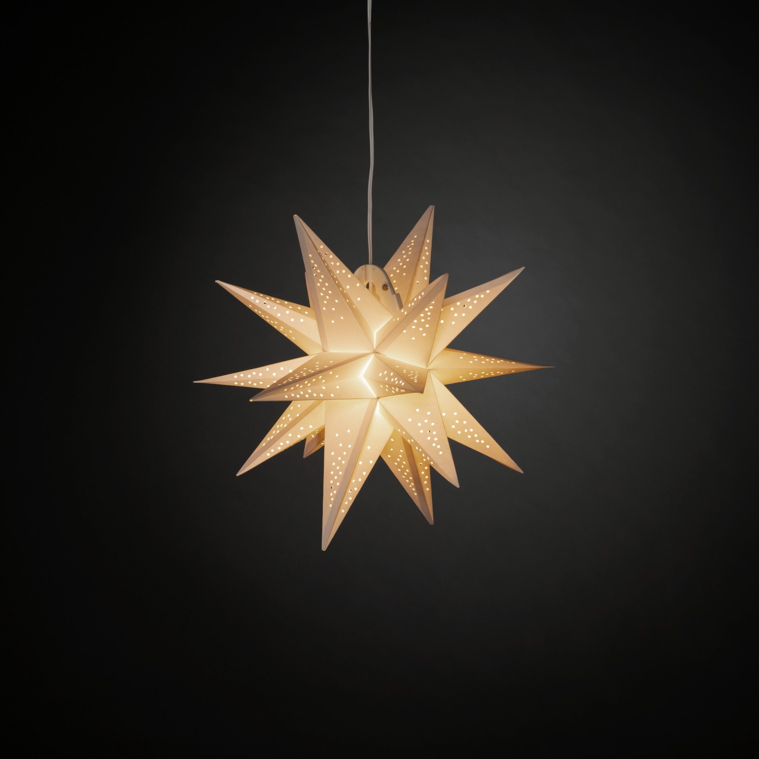 Konstsmide 3D Papierstern inkl. Anschlusskabel mit an/aus Schalter und Dimmer Konstsmide 3D Papierstern inkl. Anschlusskabel mit an/aus Schalter und Dimmer von Konstsmide