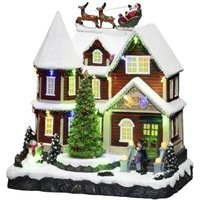 Konstsmide 4255-000 Haus, Baum Mehrfarbig LED Bunt mit Schalter, mit Musik von Konstsmide
