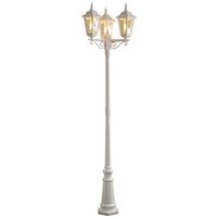 Konstsmide 7217-250 Firenze Außenstandleuchte Energiesparlampe E27 100W Weiß von Konstsmide