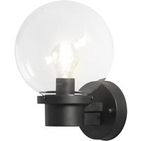 Konstsmide - Innovative Wandleuchte Nemi mit Dämmerungsschalter aus - black von KONSTSMIDE LIGHTING