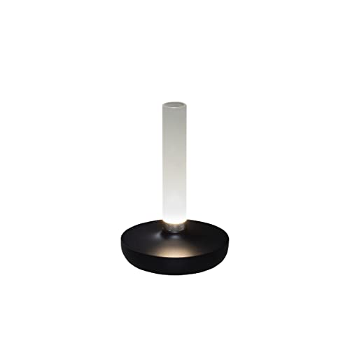 Konstsmide Akku-LED Vase Biarritz schwarz | Indoor/Outdoor | 7827-753 von Konstsmide
