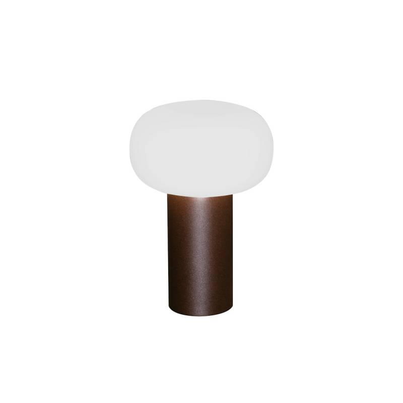 Konstsmide Antibes USB-Tischleuchte rost, 2700/3000/4000K+RGB, dimmbar von Konstsmide