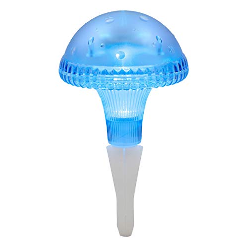 Konstsmide Assisi 7663-400 Solarleuchte LED B: 14,5cm T: 14,5cm H: 27,5cm / 1 Akku AA / Kunststoff / blau von Konstsmide