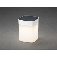 Konstsmide - Solar led Leuchte mit 3-Stufen Dimmer assisi, Höhe 14,5cm, IP44, Weiß von Konstsmide