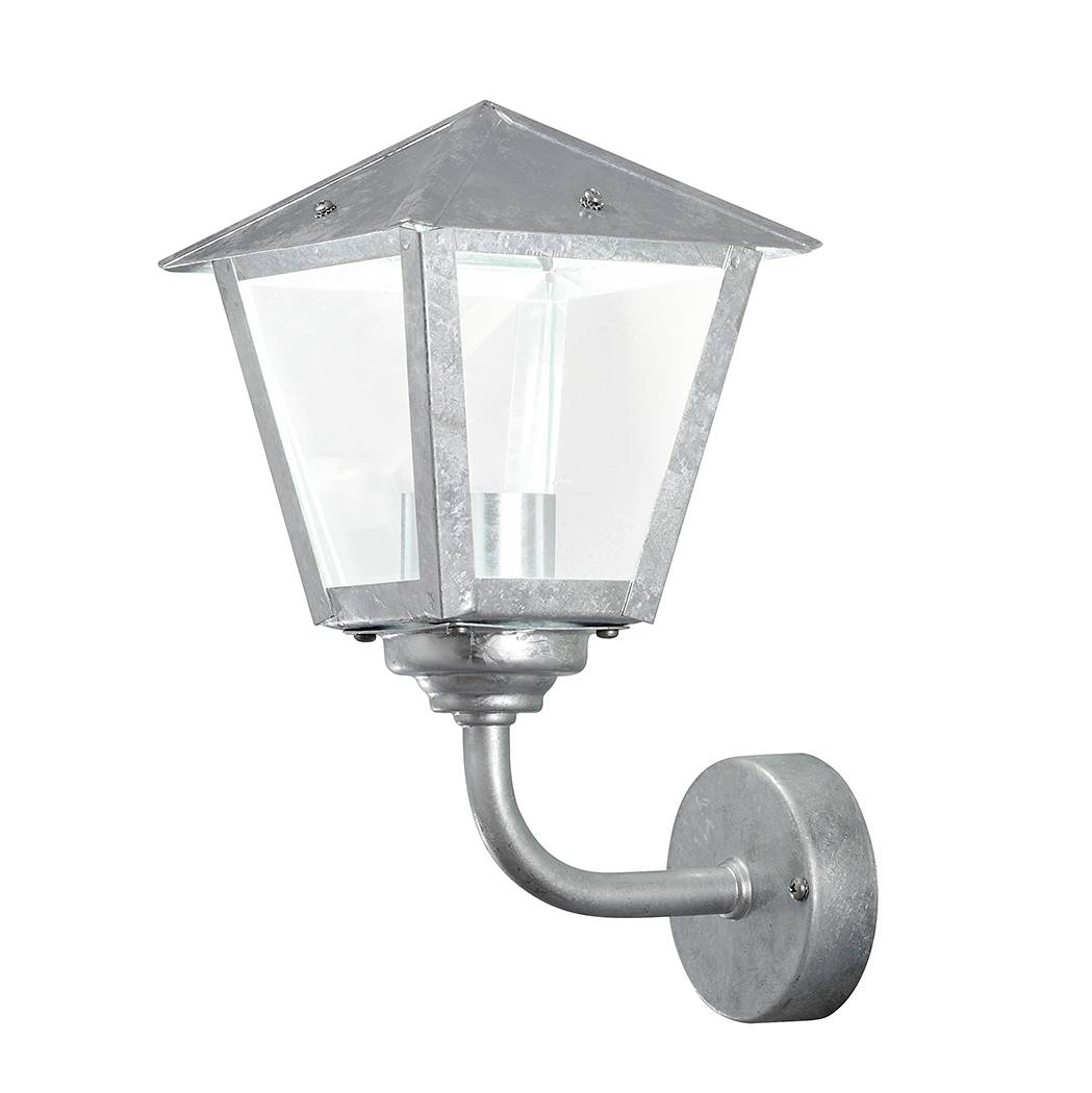 Konstsmide Außenleuchte Benu Small LED LED Landhaus Silber Metall 25x21x39 cm (BxHxT) 4-flammig von Konstsmide