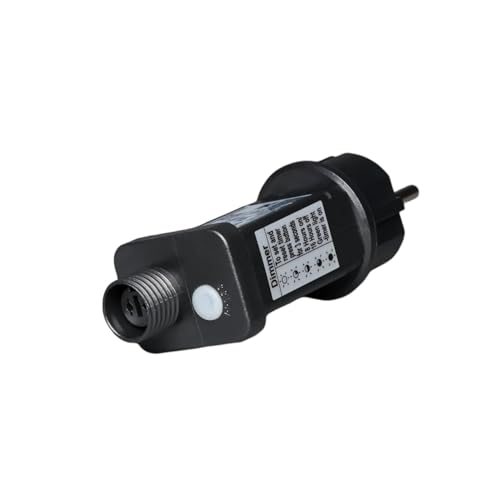 Konstsmide E-Transformator, schwarz, inkl. Dimmer und Timer, 24V, Außen (IP44), 15W - 5155-000 von Konstsmide