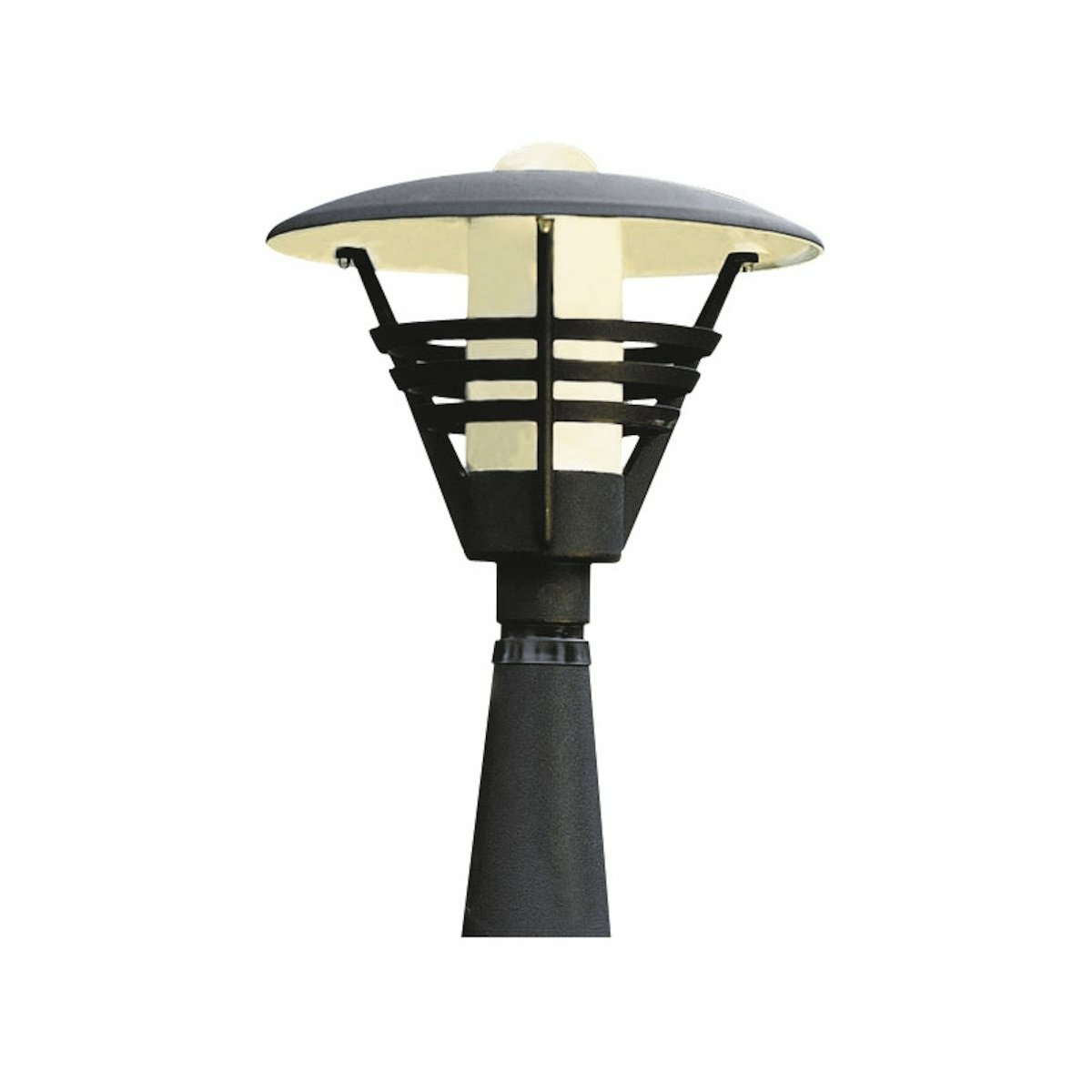 Konstsmide Gartenleuchte Gemini Sockelleuchte Außenlampe Schwarz E27 Ohne Sockel B-Ware von Konstsmide