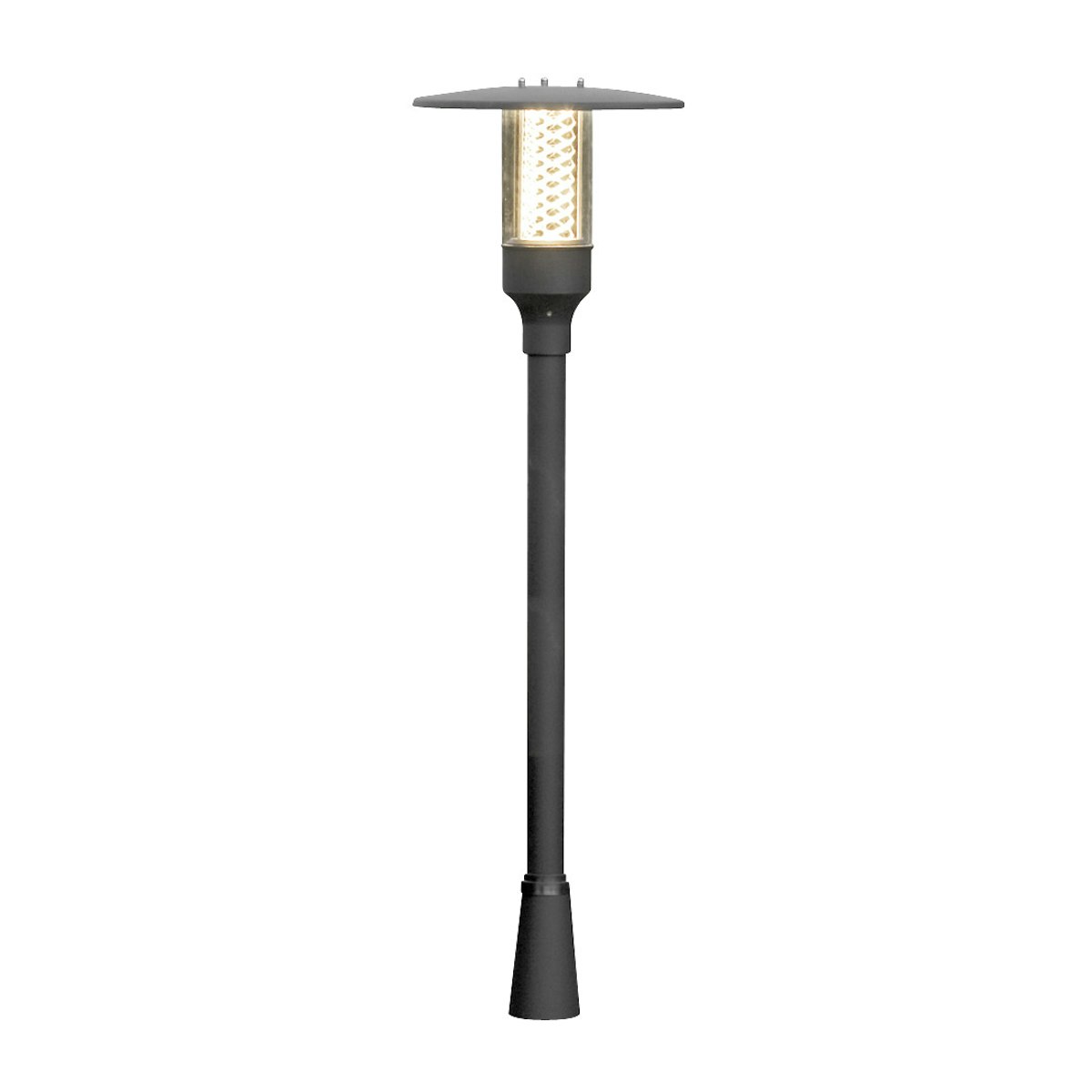 Konstsmide Gartenleuchte Nova, matt schwarz, klares Acrylglas, Halogen (405-750) von Konstsmide