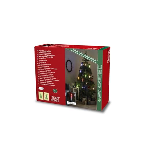 Konstsmide LED Baumkette, Topbirnen, "One String", 25 bunte Dioden, 4,5V, Innen, 3,6W, grünes Kabel - 1133-500 Konstsmide LED Baumkette, Topbirnen, "One String", 25 bunte Dioden, 4,5V, Innen, 3,6W, grünes Kabel - 1133-500 von Konstsmide