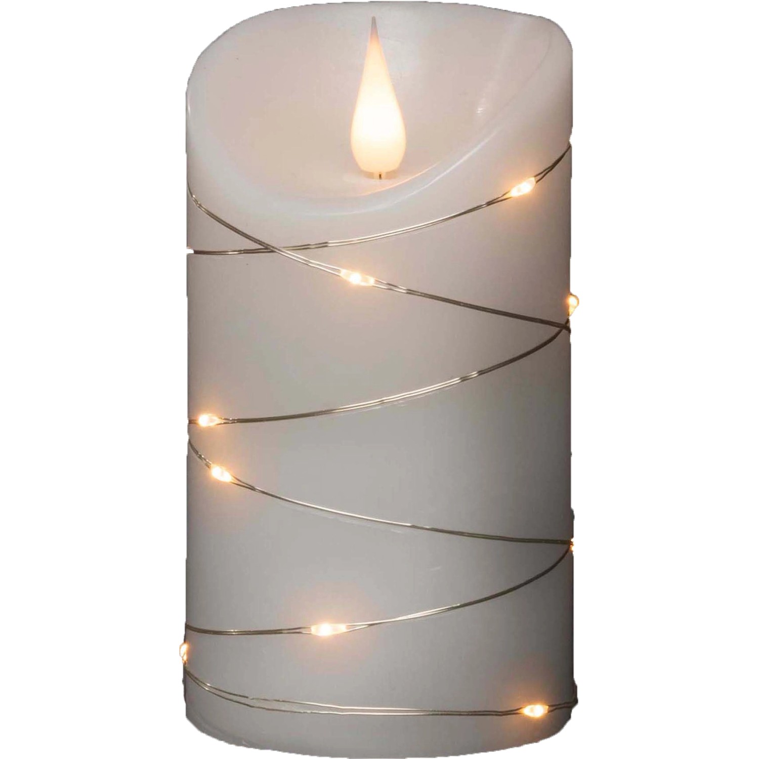 Konstsmide LED Echtwachskerze 3D Flamme Timer 13 LED Tropfen Konstsmide LED Echtwachskerze 3D Flamme Timer 13 LED Tropfen von Konstsmide