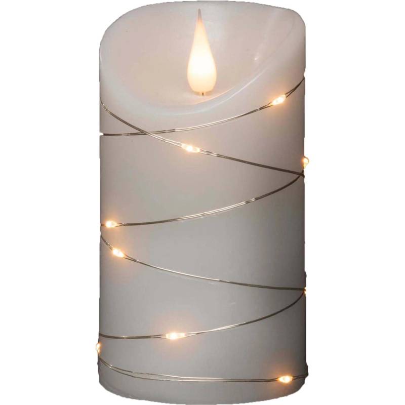 Konstsmide LED Echtwachskerze 3D Flamme Timer 13 LED Tropfen Konstsmide LED Echtwachskerze 3D Flamme Timer 13 LED Tropfen von Konstsmide