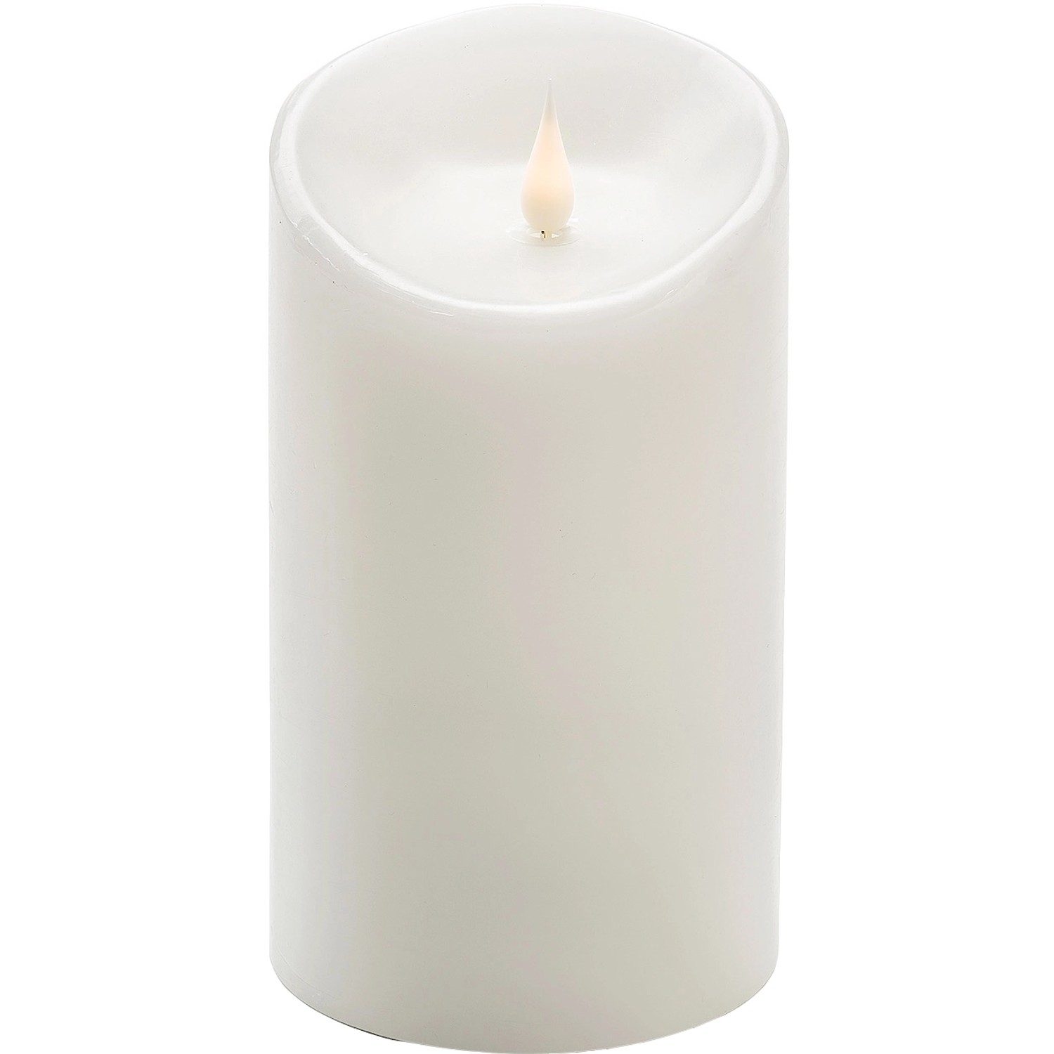 Konstsmide LED Echwachskerze 3D Flamme Höhe 18 cm Timer von Konstsmide