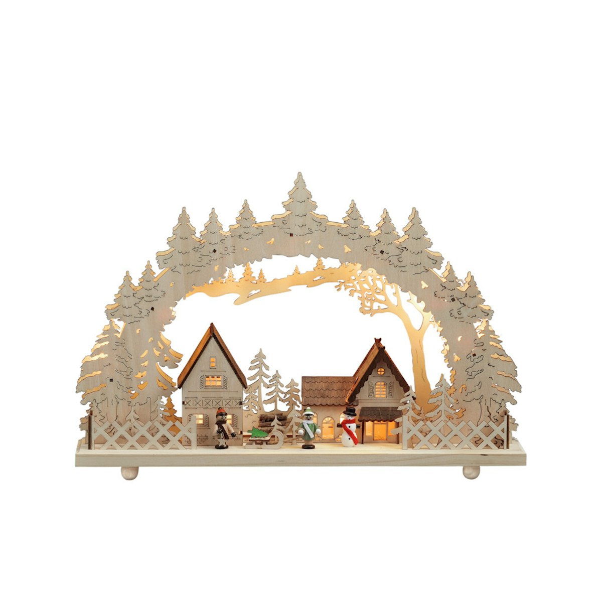 Konstsmide LED Holzleuchter Dorf naturfarbenes Holz Konstsmide LED Holzleuchter Dorf naturfarbenes Holz von Konstsmide