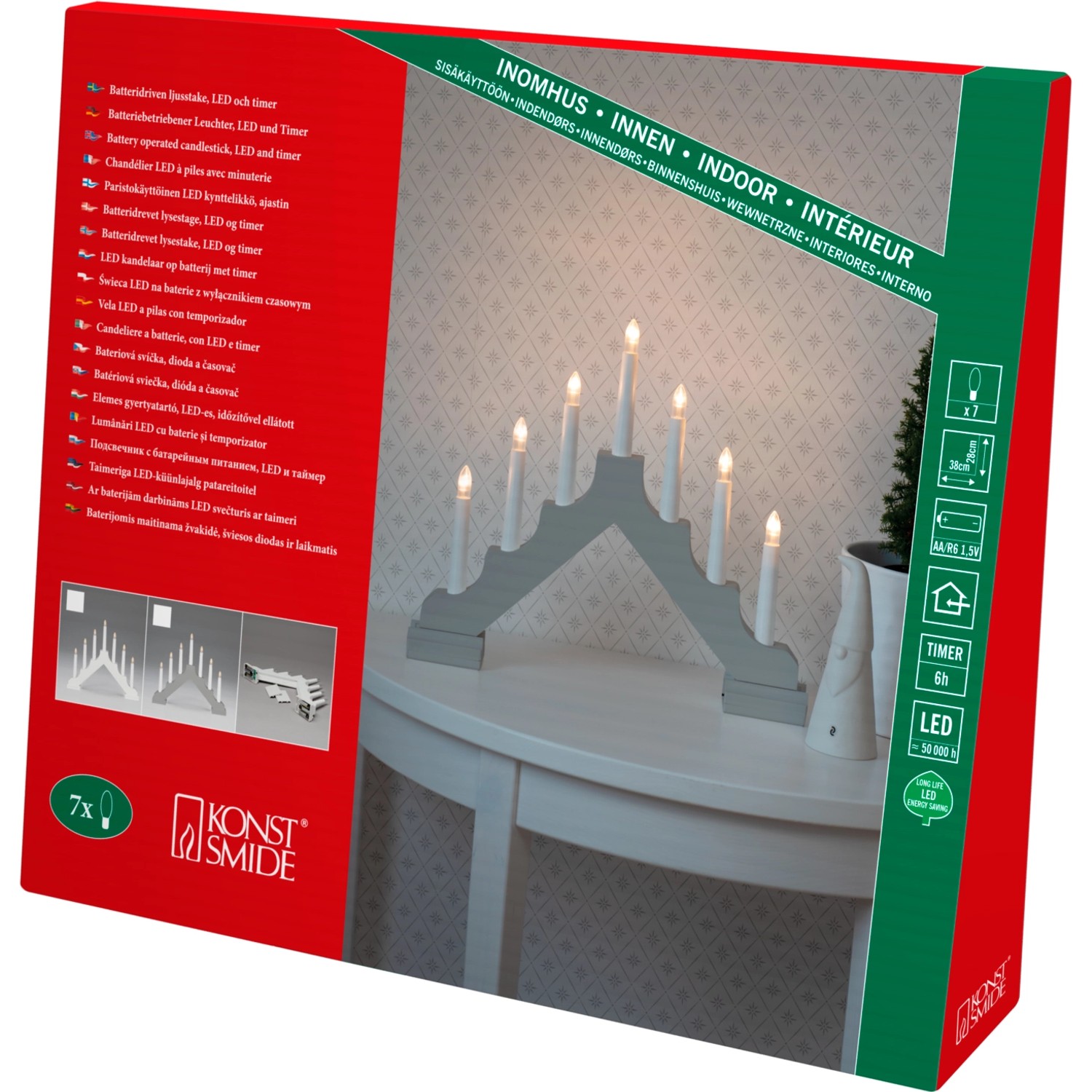 Konstsmide LED Holzleuchter Konstsmide LED Holzleuchter von Konstsmide