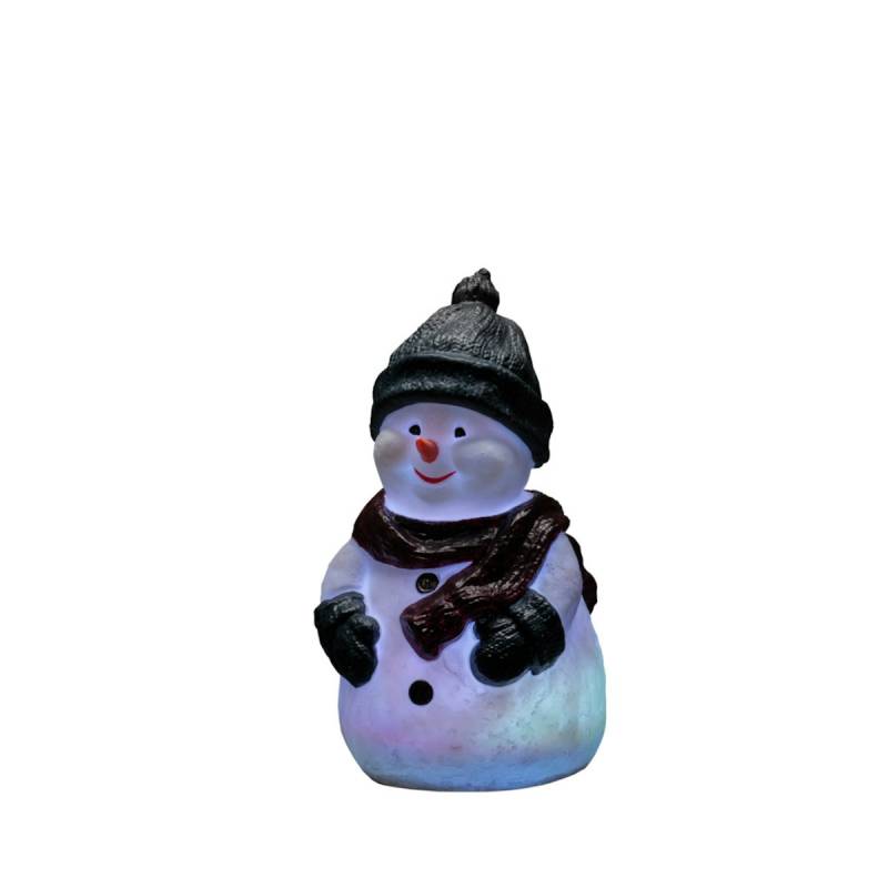 Konstsmide Weihnachtsbeleuchtung  LED Kunststoffschneemann 42,5 cm RGB von Konstsmide