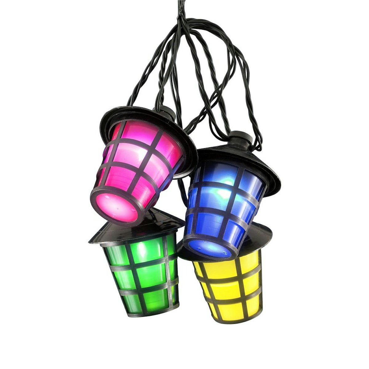 Konstsmide Ganzjahresbeleuchtung LED Lampion Lichterkette 20 bunte Laternen Konstsmide Ganzjahresbeleuchtung LED Lampion Lichterkette 20 bunte Laternen von Konstsmide
