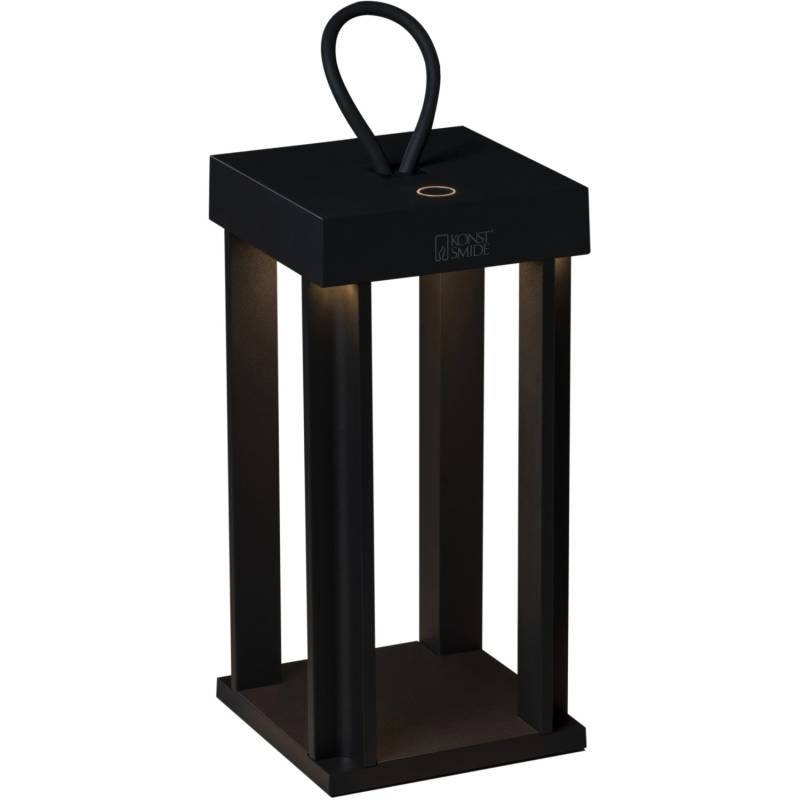 Konstsmide LED-Laterne Cannes Schwarz 42 cm x 15 cm x 15 cm von Konstsmide