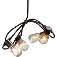 Konstsmide LED-Lichterkette, schwarz, Kabellänge: 14,75 m - weiss von Konstsmide