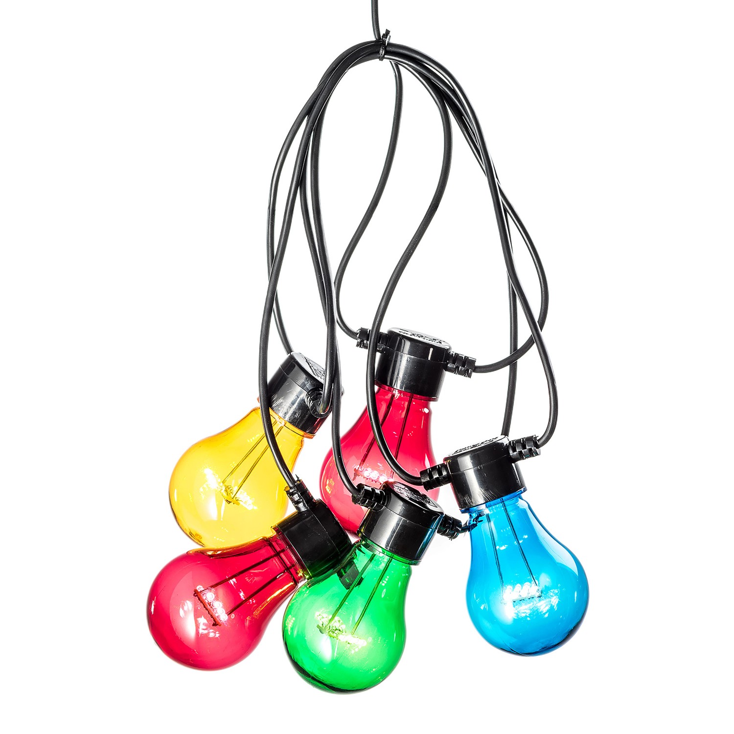 Konstsmide LED-Lichterkette Outdoor Biergarten 10 Leuchtmittel Bunt Konstsmide LED-Lichterkette Outdoor Biergarten 10 Leuchtmittel Bunt von Konstsmide