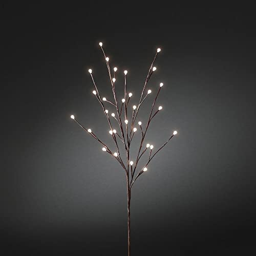 Konstsmide LED Lichterzweig, braun, mit Glimmereffekt, 32 bernsteinfarbene Dioden, 24V Außentrafo, braunes Kabel - 3368-600 Konstsmide LED Lichterzweig, braun, mit Glimmereffekt, 32 bernsteinfarbene Dioden, 24V Außentrafo, braunes Kabel - 3368-600 von Konstsmide