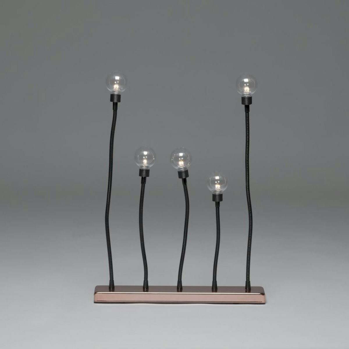 Konstsmide Weihnachtsbeleuchtung  LED Metallleuchter schwarz/kupferfarben von Konstsmide