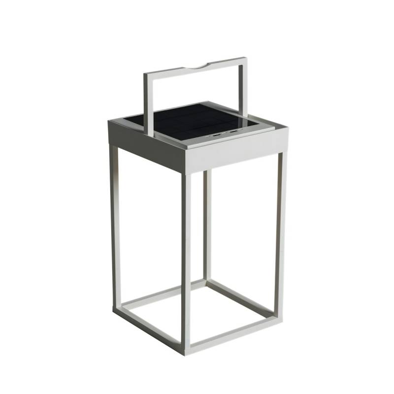 Konstsmide LED Solar/USB-Laterne Portofino, weiss, dimmbar (7815-250) von Konstsmide